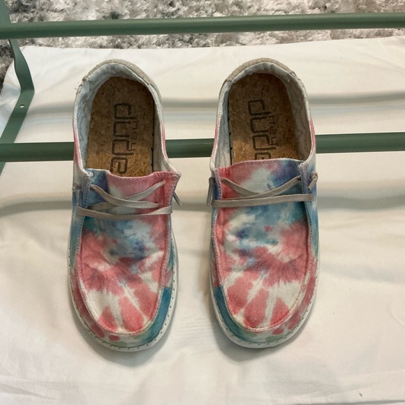 Hey Dude Kids Colorful Tie-Dye Moccasins - Picture 3 of 5